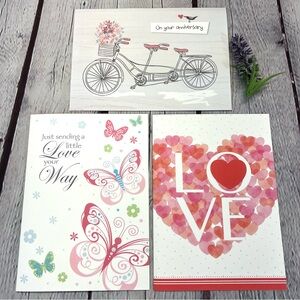 Current Anniversary Cards- Set of 3 New in Pkg. LGC-5